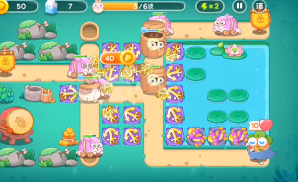 《保卫萝卜4》秋天的第一杯奶茶第五关通关攻略