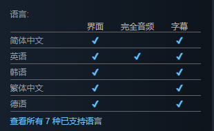 决战苍穹2支持语言介绍